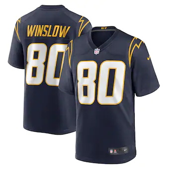 mens nike kellen winslow navy los angeles chargers retired 